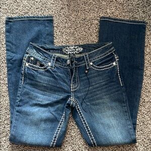 Paisley Sky Indigo Straight Leg Jeans